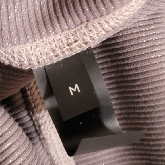 (2pcs)ONA by Yoon Chung Colorblock Ivory/Tan and Grey Shimmer Leggings - Picture 14 of 14